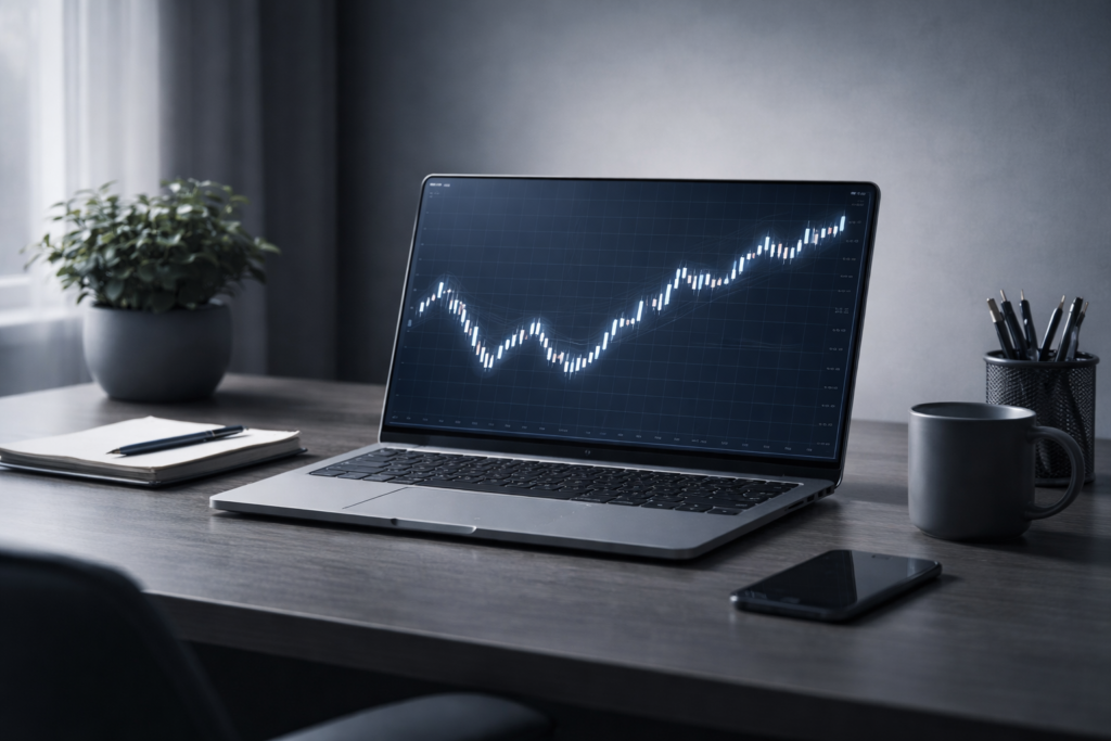 Forex price chart showing market structure with higher highs and lower lows explained for retail traders